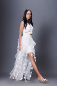Load image into Gallery viewer, Sleeveless Net Ruffled Dress