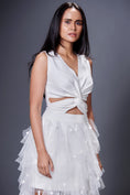 Load image into Gallery viewer, Sleeveless Net Ruffled Dress