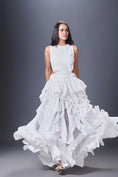 Load image into Gallery viewer, Backless Dress With A Ruffled Bottom And Fitted Top