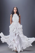 Load image into Gallery viewer, Backless Dress With A Ruffled Bottom And Fitted Top