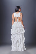 Load image into Gallery viewer, Backless Dress With A Ruffled Bottom And Fitted Top