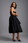 Load image into Gallery viewer, Strapless Embellished Midi Dress