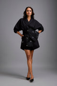 Load image into Gallery viewer, Playsuit with Crystal-Embellished Bow