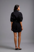 Load image into Gallery viewer, Playsuit with Crystal-Embellished Bow