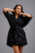 Load image into Gallery viewer, Playsuit with Crystal-Embellished Bow