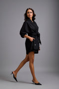 Load image into Gallery viewer, Playsuit with Crystal-Embellished Bow