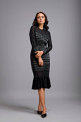 Load image into Gallery viewer, Sheer Embellished Bodice Dress