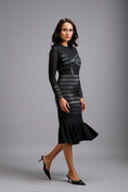 Load image into Gallery viewer, Sheer Embellished Bodice Dress