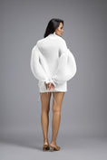 Load image into Gallery viewer, White High-Neck Top