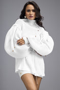 Load image into Gallery viewer, White High-Neck Top