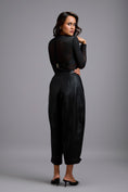 Load image into Gallery viewer, Sheer Bodysuit with Leather Bustier & Pants
