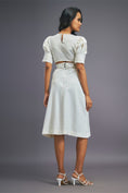 Load image into Gallery viewer, White Dress With Side Cutouts