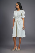 Load image into Gallery viewer, White Dress With Side Cutouts