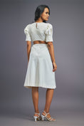 Load image into Gallery viewer, White Dress With Side Cutouts