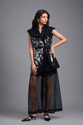Load image into Gallery viewer, Black Sequinned Blazer