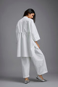 Load image into Gallery viewer, Oversized White Sequin Shirt