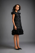 Load image into Gallery viewer, Short Floral Appliqué Dress