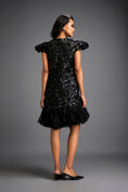 Load image into Gallery viewer, Short Floral Appliqué Dress