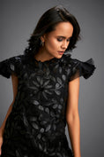 Load image into Gallery viewer, Short Floral Appliqué Dress