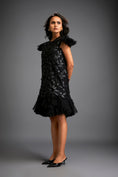 Load image into Gallery viewer, Short Floral Appliqué Dress