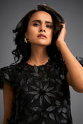 Load image into Gallery viewer, Short Floral Appliqué Dress