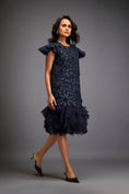 Load image into Gallery viewer, Short Floral Appliqué Dress