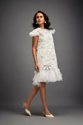 Load image into Gallery viewer, Short Floral Appliqué Dress