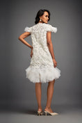 Load image into Gallery viewer, Short Floral Appliqué Dress