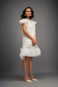 Load image into Gallery viewer, Short Floral Appliqué Dress