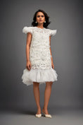 Load image into Gallery viewer, Short Floral Appliqué Dress