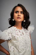 Load image into Gallery viewer, Short Floral Appliqué Dress