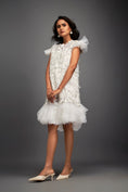 Load image into Gallery viewer, Short Floral Appliqué Dress