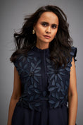 Load image into Gallery viewer, Dress With Textured Floral Embroidery