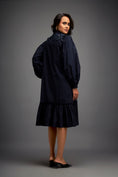 Load image into Gallery viewer, Floral Embroidered Dress With Long Structured Sleeves