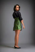 Load image into Gallery viewer, Shirt Paired With A Metallic Mini Skirt