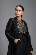 Load image into Gallery viewer, Metallic Mesh Halter Co-ord