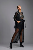 Load image into Gallery viewer, Metallic Mesh Halter Co-ord