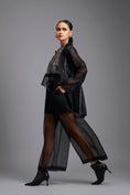 Load image into Gallery viewer, Metallic Mesh Halter Co-ord