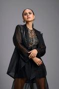 Load image into Gallery viewer, Metallic Mesh Halter Co-ord