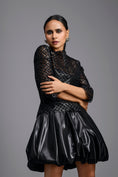 Load image into Gallery viewer, Black Bodice Bubble Dress
