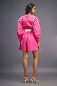 Load image into Gallery viewer, Pink Playsuit With Puffed Sleeves