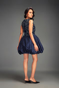 Load image into Gallery viewer, Beaded Floral Dress with Voluminous Bottom