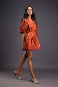 Load image into Gallery viewer, Lapel Collared Pleated Playsuit
