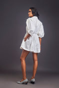 Load image into Gallery viewer, Lapel Collared Pleated Playsuit