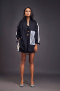 Load image into Gallery viewer, Oversized Shirt & Shorts Co-ord Set With Patchwork