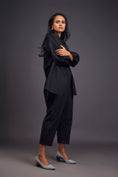 Load image into Gallery viewer, High-low Shirt & Pants Co-ord Set With Patchwork