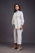 Load image into Gallery viewer, High-low Shirt & Pants Co-ord Set With Patchwork