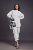 Load image into Gallery viewer, High-low Shirt & Pants Co-ord Set With Patchwork