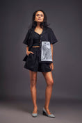 Load image into Gallery viewer, Black Oversized Cuban Collared Shirt