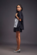 Load image into Gallery viewer, Black Oversized Cuban Collared Shirt